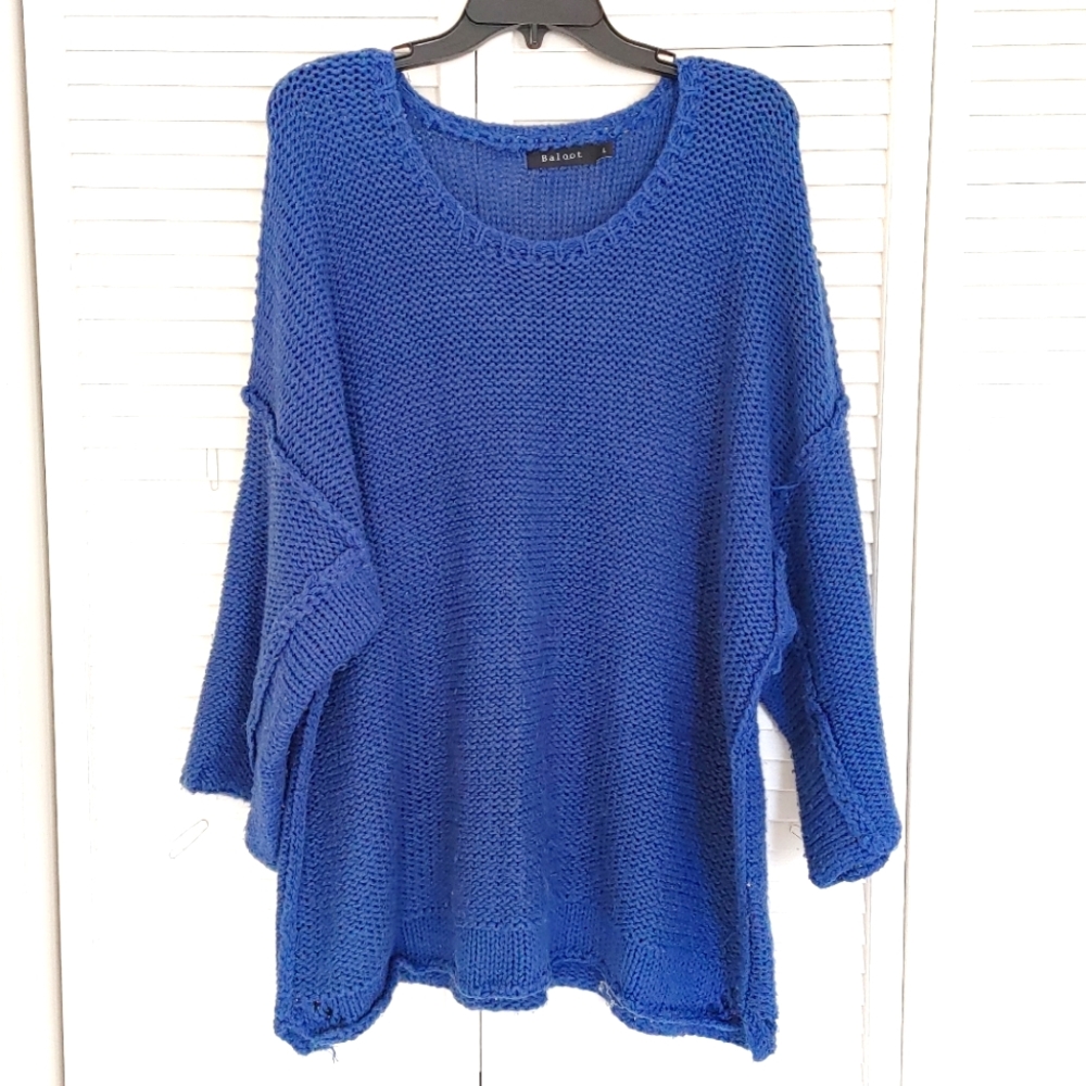 Baloot Cobalt Blue Sweater Large